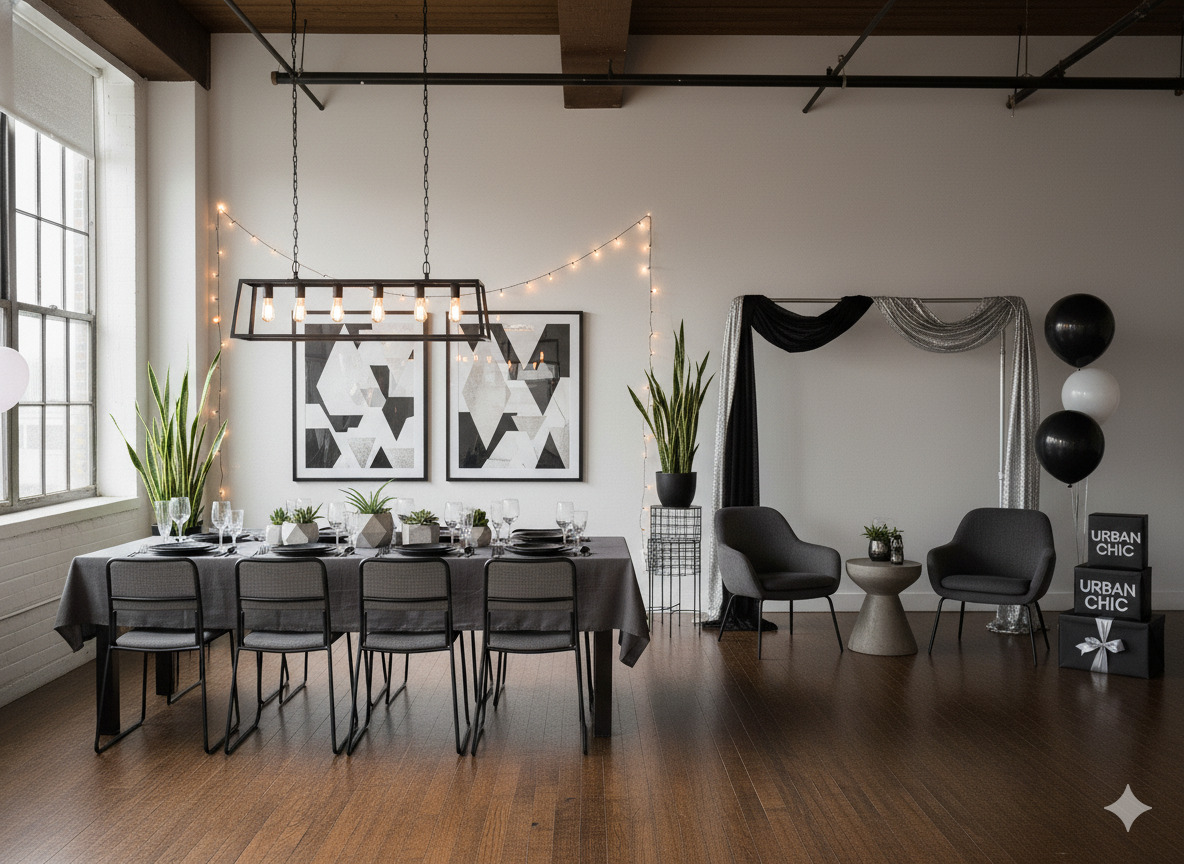 Urban Modern theme decoration package