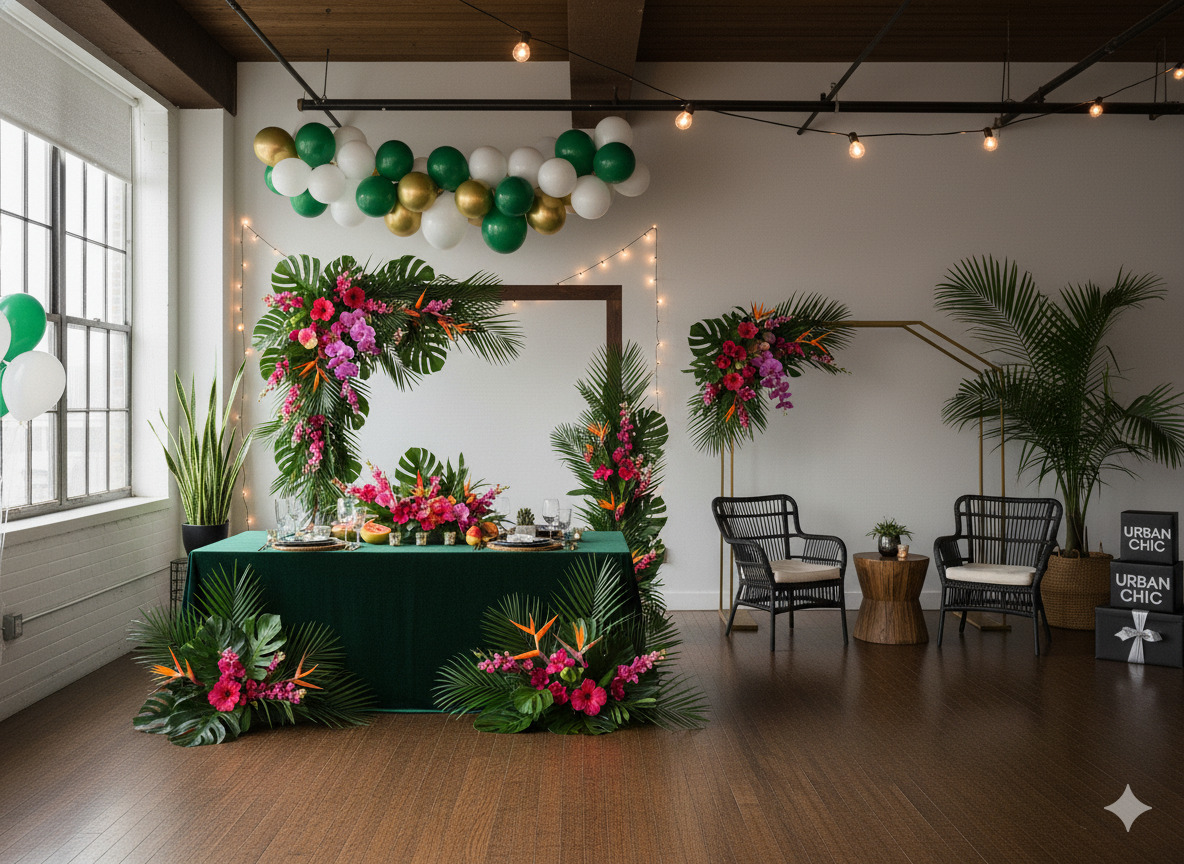 Tropical Paradise theme decoration package
